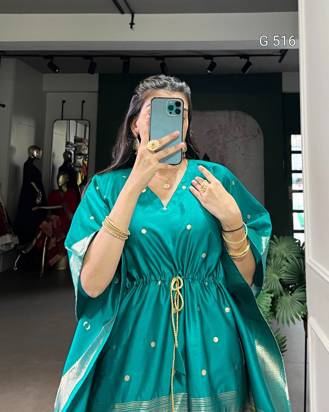 Designer Jacquard Kaftans for Elegant Moments